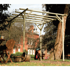 Rustic Rose Pergola