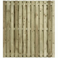 Double Sided Paling Fence Panel