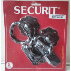 Ring Gate Latch - Black